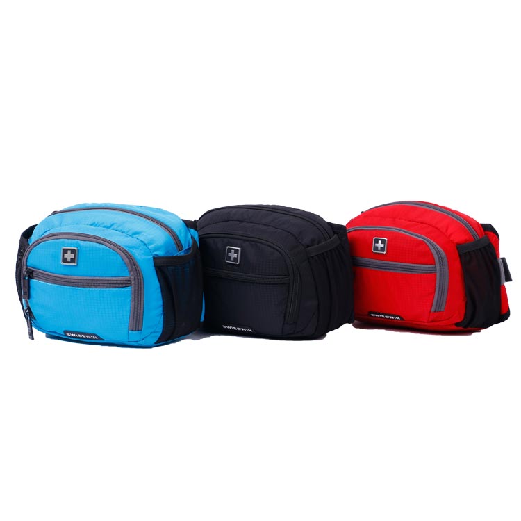 SWISSWIN新款超轻面料休闲腰包旅行包户外登山腰包SWR006瑞士军刀