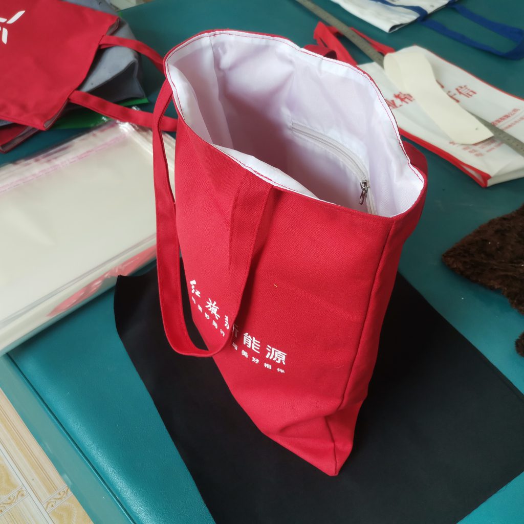 定制帆布袋可加拉链内袋