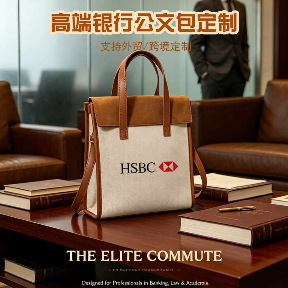 麂皮绒大容量包包定制logo翻盖学校入职年会礼品定制会议包帆布袋